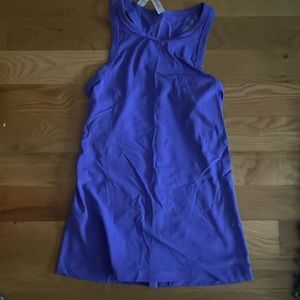 Lululemon align hip length racerback tank top in charged indigo color